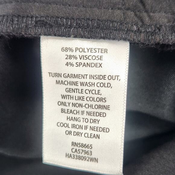 Halogen Taylor Fit Dress Pants Trouser Womens Plus Size 24 Black Classic Luxe - Picture 6 of 10